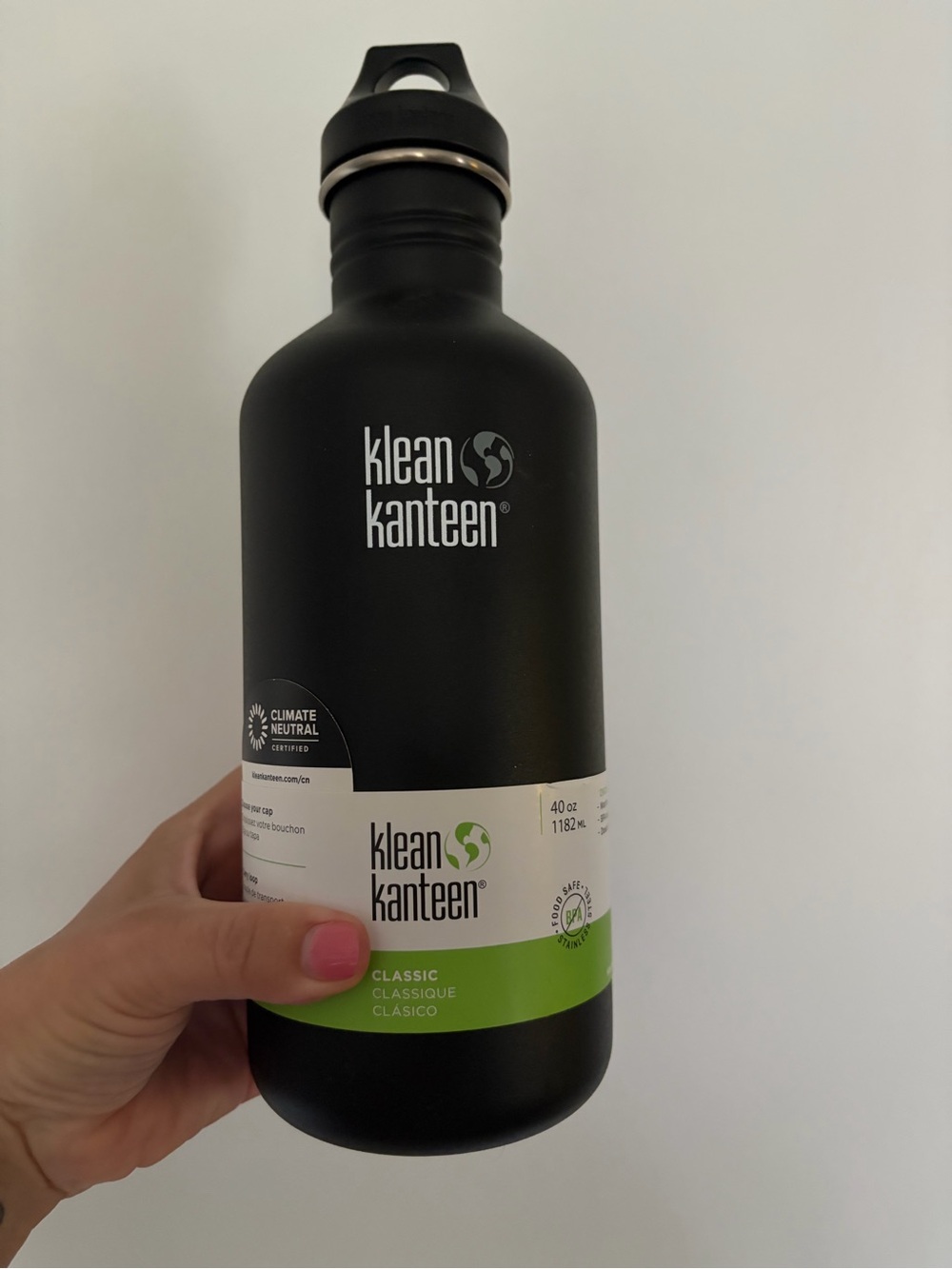 Klean Kanteen water bottle